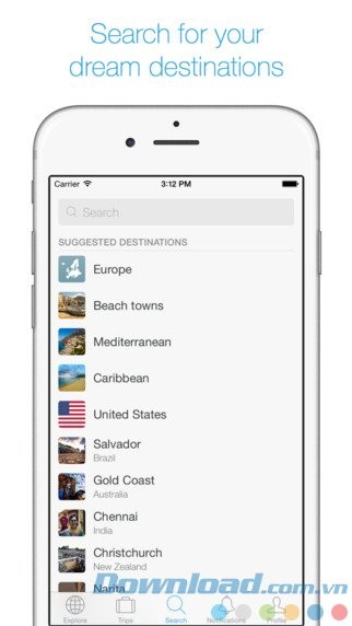 Tìm kiếm điểm đến trong mơ