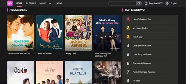 HiTV app cung cấp nhiều phụ đề để bạn xem với ngôn ngữ mình muốn