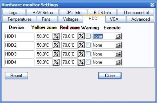 HMonitor giám sát ổ cứng