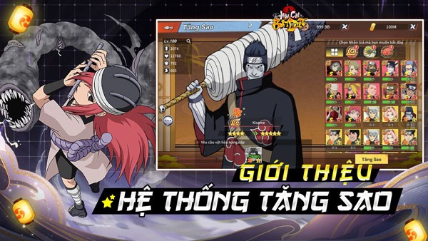 Hệ thống phát triển ninja phong phú, có chiều sâu