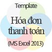 Mẫu hóa đơn thanh toán chuyên nghiệp, dễ sử dụng
