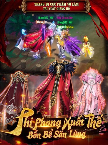 Nhiều trang phục đa dạng, phong phú