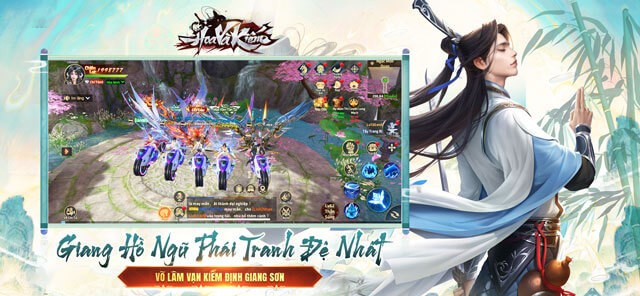 Giang hồ ngũ phái phân tranh - Võ Lâm vạn kiếm định giang sơn