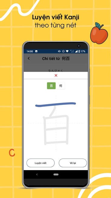 Luyện viết Kanji