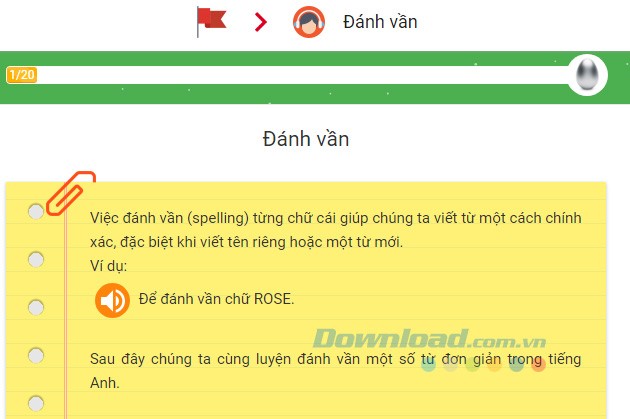 Học đánh vần