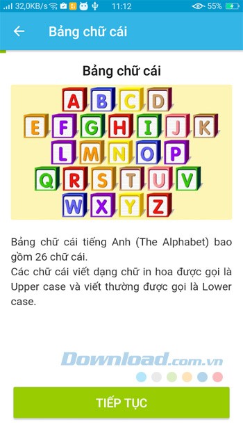 Học bảng chữ cái