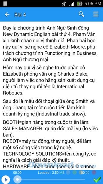 Luyện nghe tiếng Anh