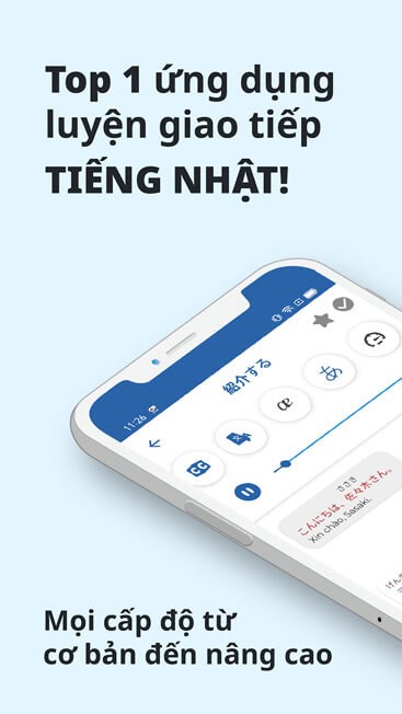 Ứng dụng luyện giao tiếp Tiếng Nhật