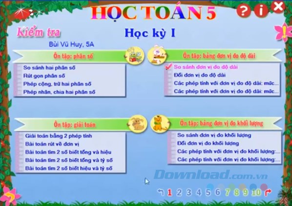 Chế độ kiểm tra