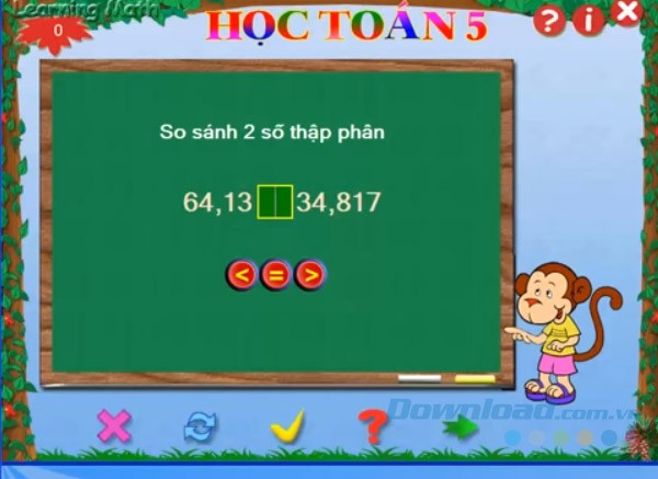 So sánh 2 số thập phân