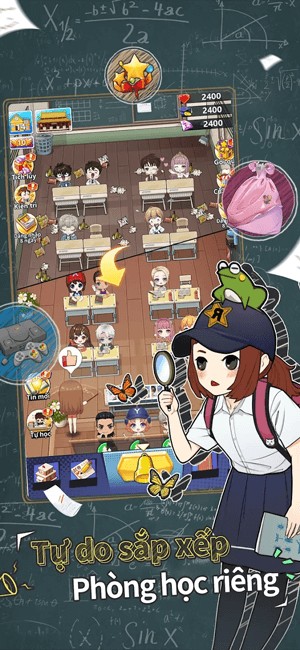 Tự do sắp xếp phòng học