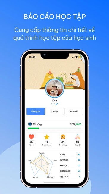 Thường xuyên báo cáo học tập