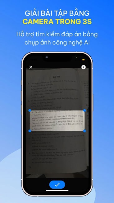 Giải bài tập bằng camera