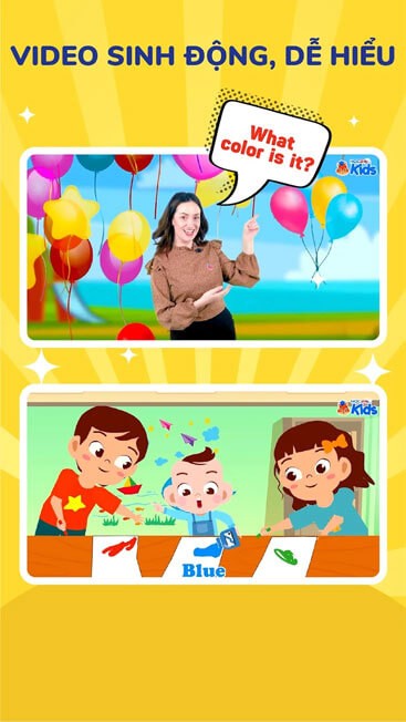 Video sinh động, dễ hiểu