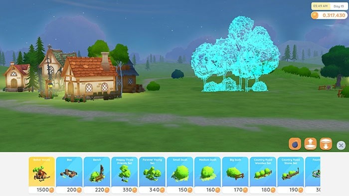 Trang trí nông trại bằng cây cối và các đồ vật đẹp mắt