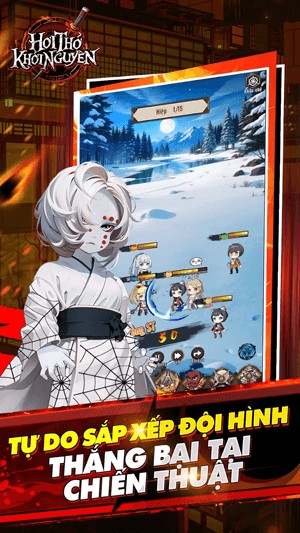 Tự do sắp xếp đội hình