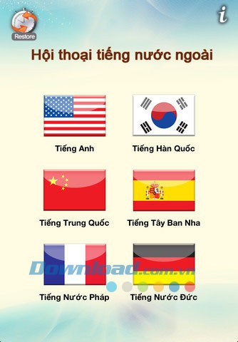 Hội thoại tiếng nước ngoài for iOS
