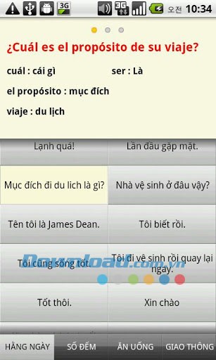 Hội thoại tiếng Tây Ban Nha for Android