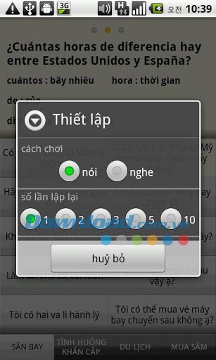 Hội thoại tiếng Tây Ban Nha for Android