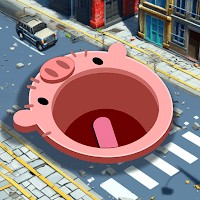 Hole.io 2.13.0 cho Android - Game hố đen nuốt chửng thành phố
