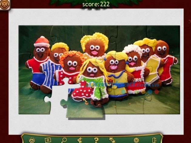 Game xếp hình ngày Giáng sinh