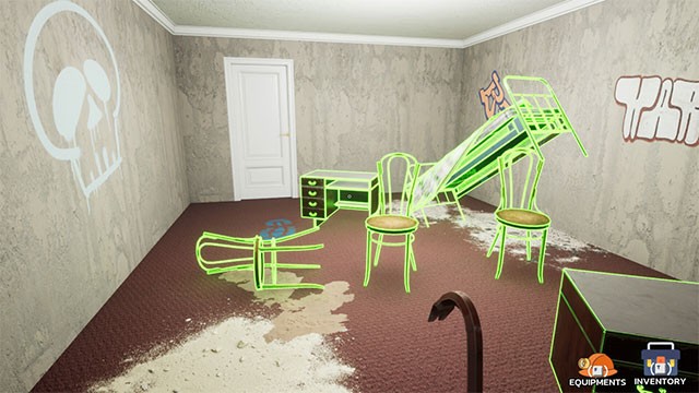 Dọn dẹp từng căn phòng, tu sửa và trang trí nội thất để tạo ra không gian nghỉ ngơi tiện nghi, thoải mái