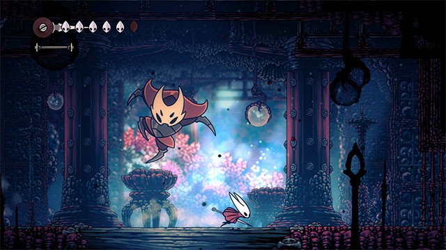 Chiến đấu với những con bọ và quái vật khổng lồ trong Hollow Knight: Silksong