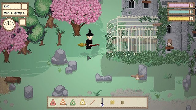 Hollowmoor PC mô phỏng chân thực cuộc sống yên bình, thư giãn trong thị trấn phép thuật