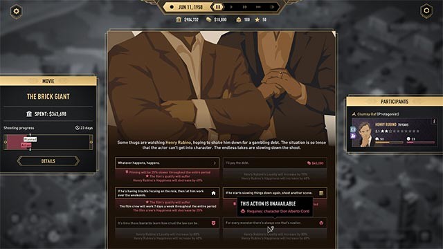 Sử dụng chiến thuật khôn ngoan trong các dự án phim lớn cũng như phát triển hãng phim