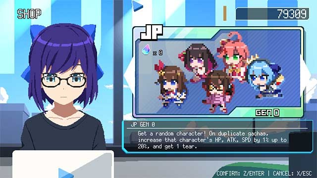 HoloCure có lối chơi lấy cảm hứng nhiều từ Vampire Survivors