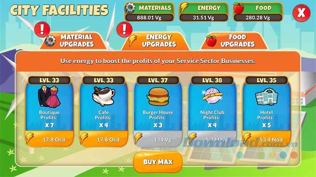 Game quản lý thành phố Holyday City: Reloaded