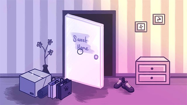 Game Home Again sở hữu lối chơi cực kỳ đơn giản và tương tác mạnh mẽ