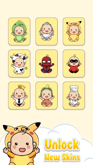 Mở khóa nhiều skin dễ thương