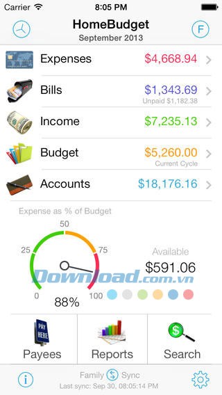 HomeBudget Lite for iOS