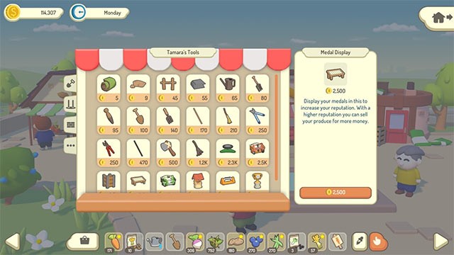 Mở khóa vô số công cụ, đặc quyền... giúp bạn phát triển trang trại Home Grown