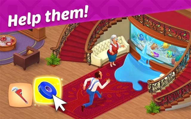 Trải nghiệm vô vàn mini-game thú vị trong Homescapes trên PC