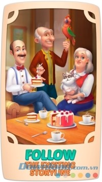 Homescapes cho Android có cốt truyện hấp dẫn