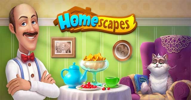 Khôi phục lại khu dinh thự rộng lớn cùng Austin trong game Homescapes cho Android