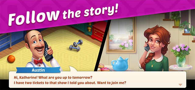 Khám phá cốt truyện đặc sắc của Homescapes