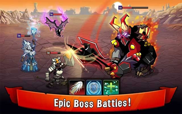 Đối đầu với những tên trùm khổng lồ để giành được nhiều phần thưởng giá trị