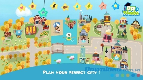 Hoopa City cho Android hiện thực hóa ước mơ xây dựng thành phố đáng sống nhất của bạn