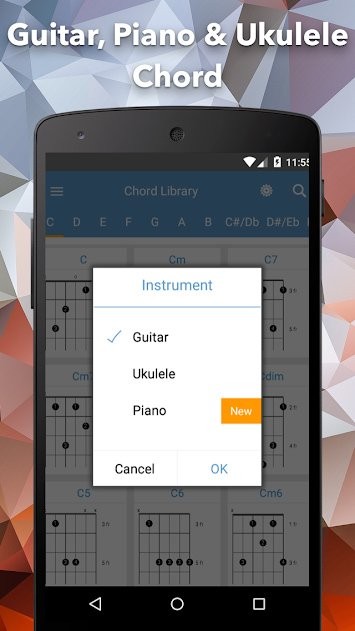 Chọn công cụ hợp âm