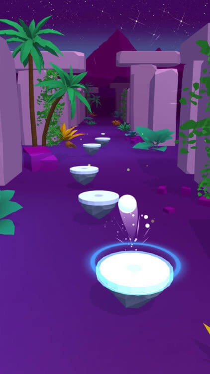 Điều khiển trái bóng nhảy qua mọi phím nhạc