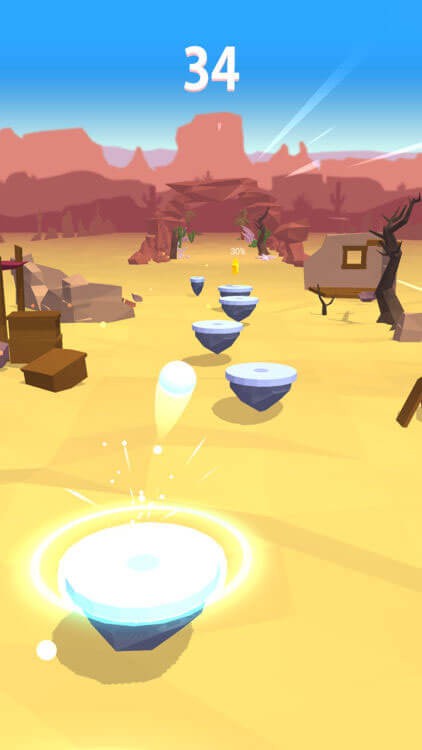 Vừa chơi game vừa thưởng thức âm nhạc trong Hop Tile 3D