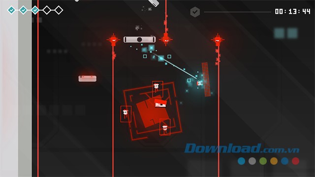 Vượt qua các chướng ngại vật để tiêu diệt virus