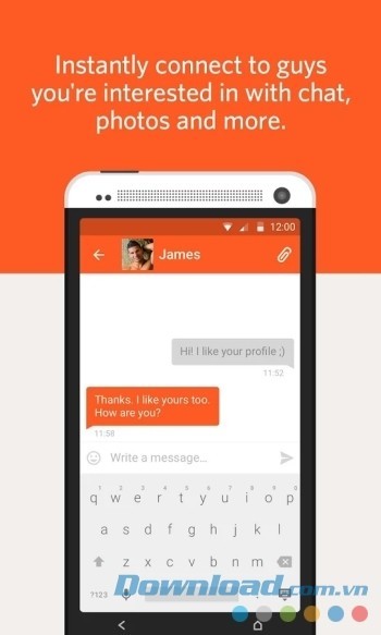 Chat, gửi ảnh, sticker miễn phí