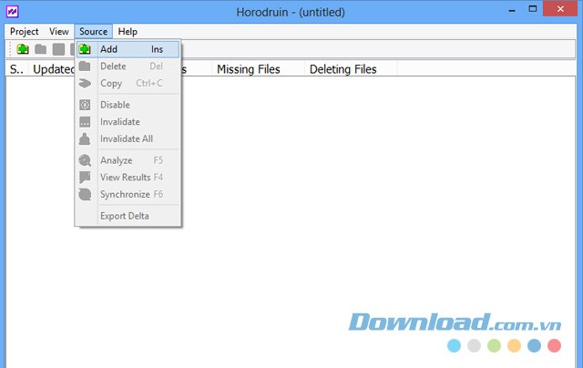 Thêm thư mục muốn đồn bộ hóa