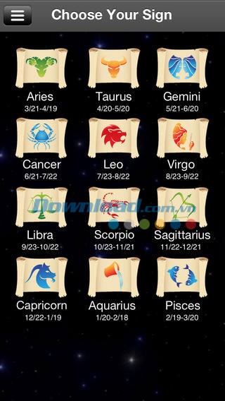 Horoscope Free cho iOS