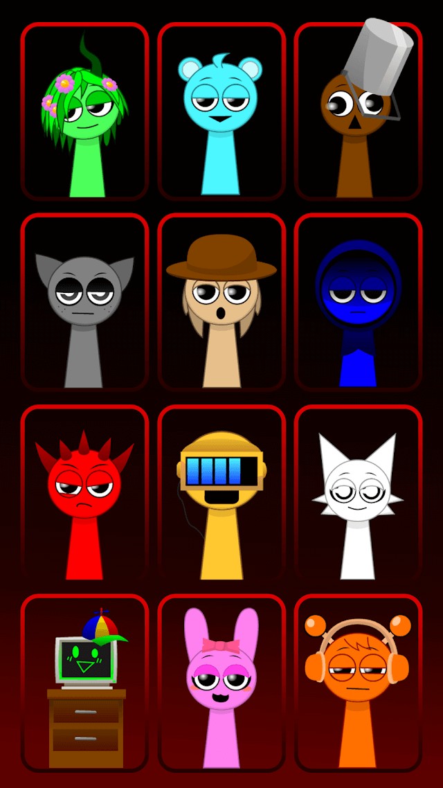 Nhiều nhân vật Sprunky độc đáo