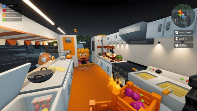 Hot Meals Fast Wheels là game mô phỏng nấu ăn và giao hàng hỗn loạn trong thành phố